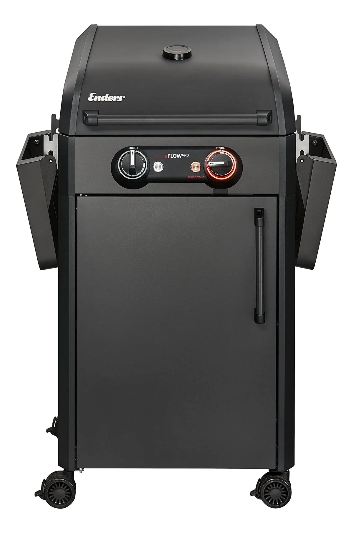 Parrilla eléctrica eFLOW PRO 2 TURBO 3000 W 230 V Turbo-Zone Switch Grid 2000 cm² superficie de cocción barbacoa con carro