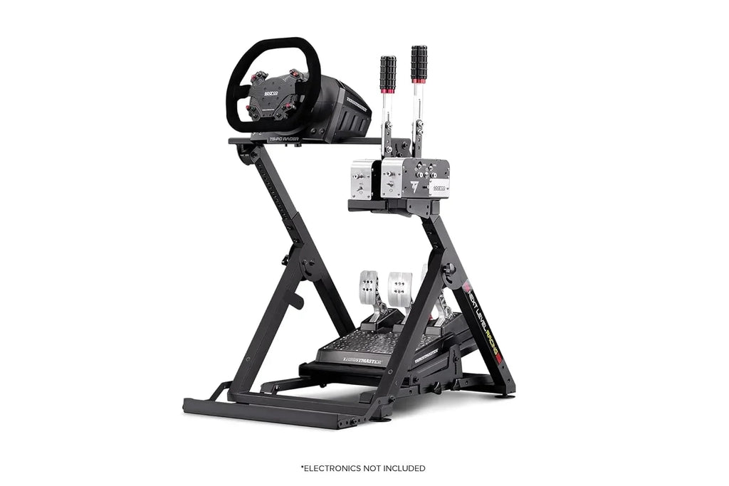 Soporte para volante de carreras Wheel Stand 2.0 compatible con volantes y pedales, diseño plegable para simulación de carreras