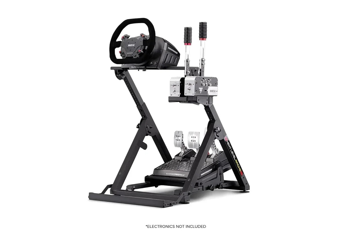 Soporte para volante de carreras Wheel Stand 2.0 compatible con volantes y pedales, diseño plegable para simulación de carreras