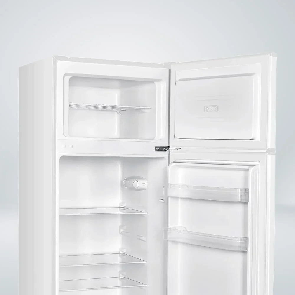 FRIGORÍFICO NILSON 2 Puertas Blanco NF145500E. Capacidad 206 Litros, Puerta Reversible, Bajo Nivel Sonoro, Eficiencia Energética Clase E