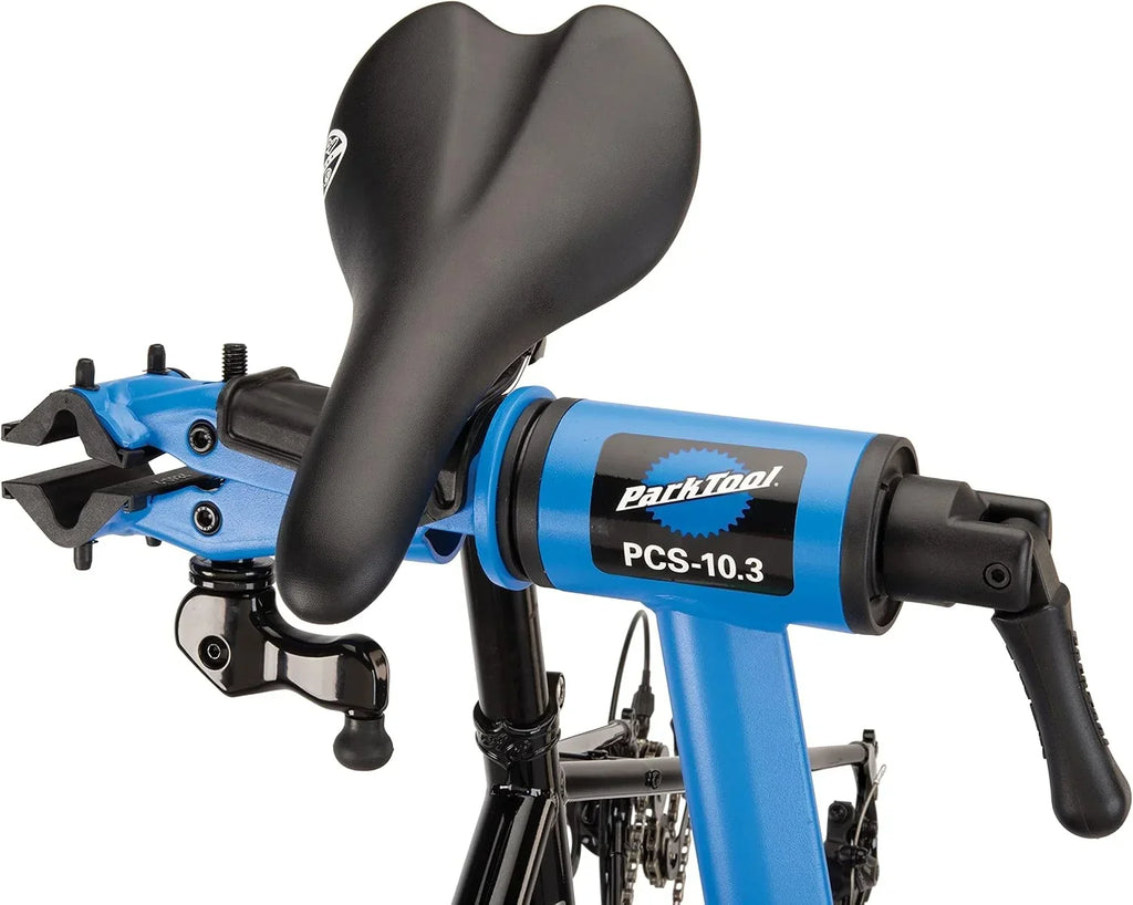 Soporte de reparación de bicicletas PCS-10.3, abrazadera ajustable en altura, soporte de montaje plegable para bicicletas