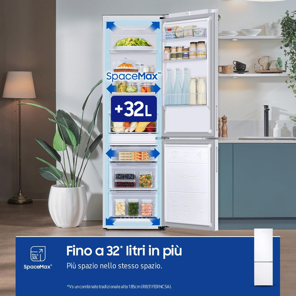Frigorífico combinado 60cm 344l NoFrost, Blanco - RB33B610EWW