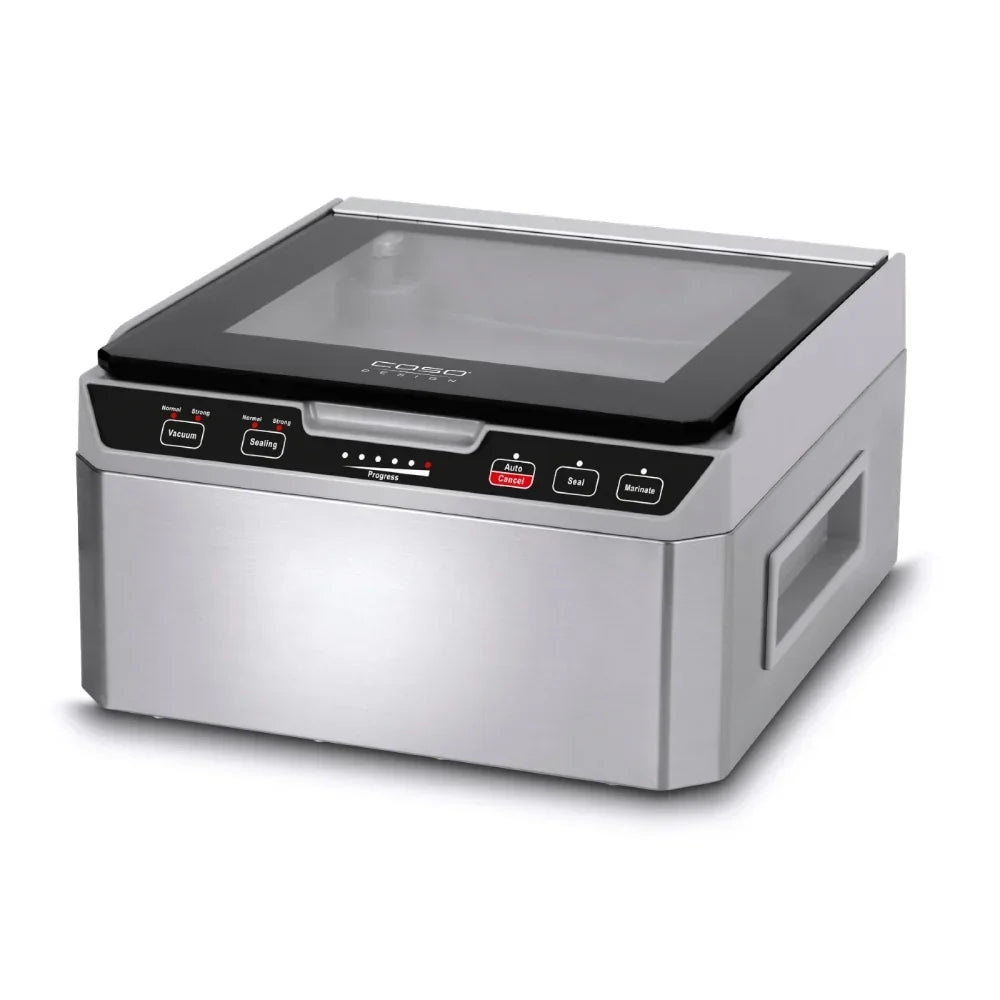 Envasadora al vacío de cámara VacuChef 40 modelo 1417, cámara de vacío de 3 l, 70 l/min, doble costura de sellado, incluye 20 bolsas de vacío