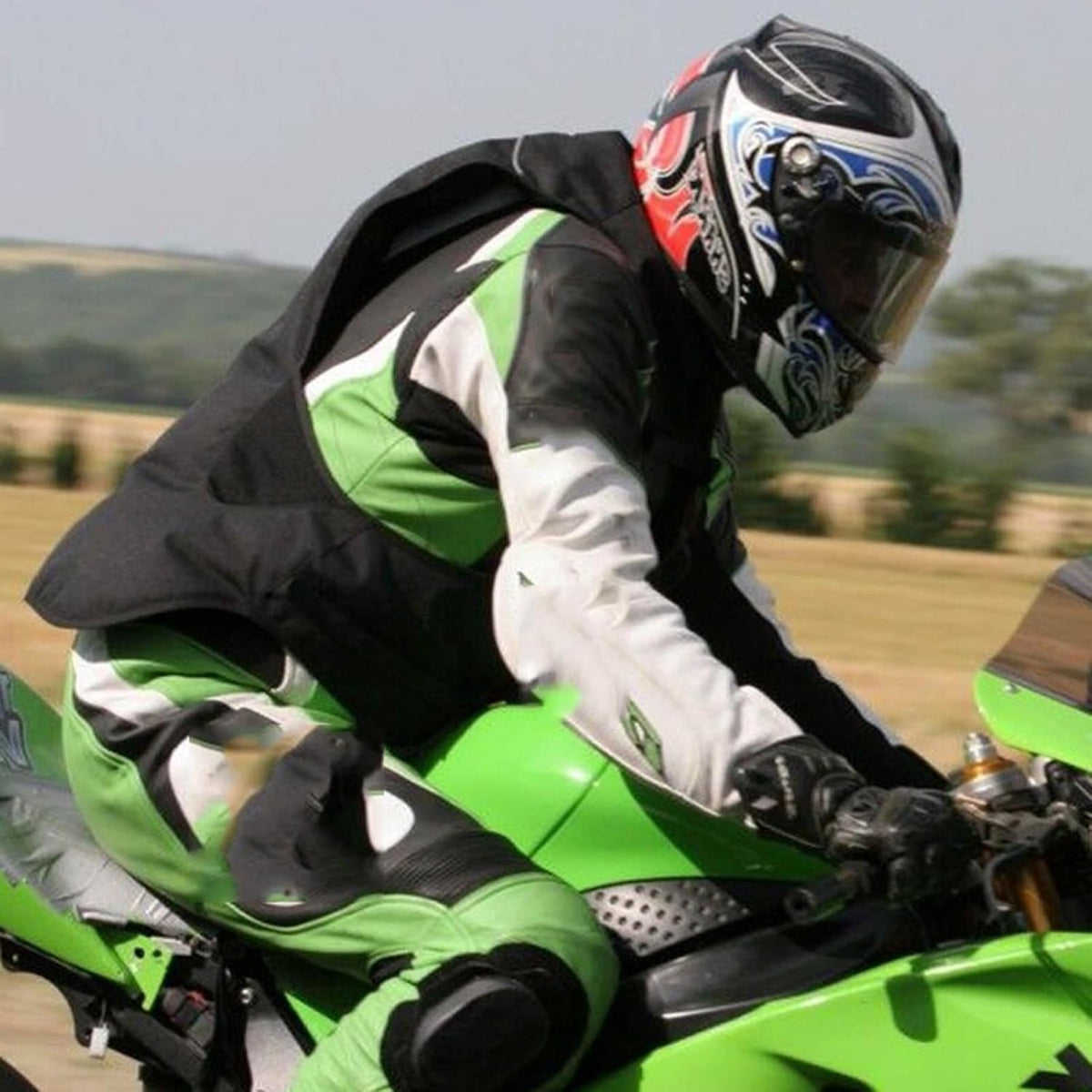 Chaleco airbag ligero para moto, chaleco airbag para el cuerpo para bicicleta, equitación y motocross