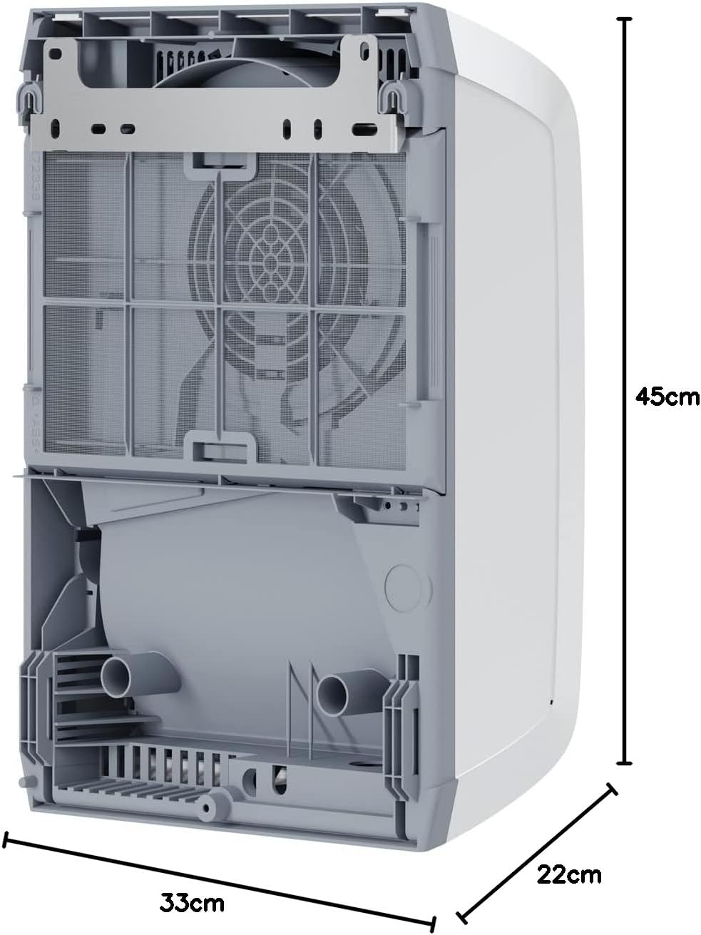 Calefactor rápido STIEBEL ELTRON CK 20 Trend LCD para aprox. 25 m², certificado TV, fabricado en Alemania, pantalla LCD, temporizador semanal, termoventilador cerámico de bajo consumo, baño, 2 kW, 236653