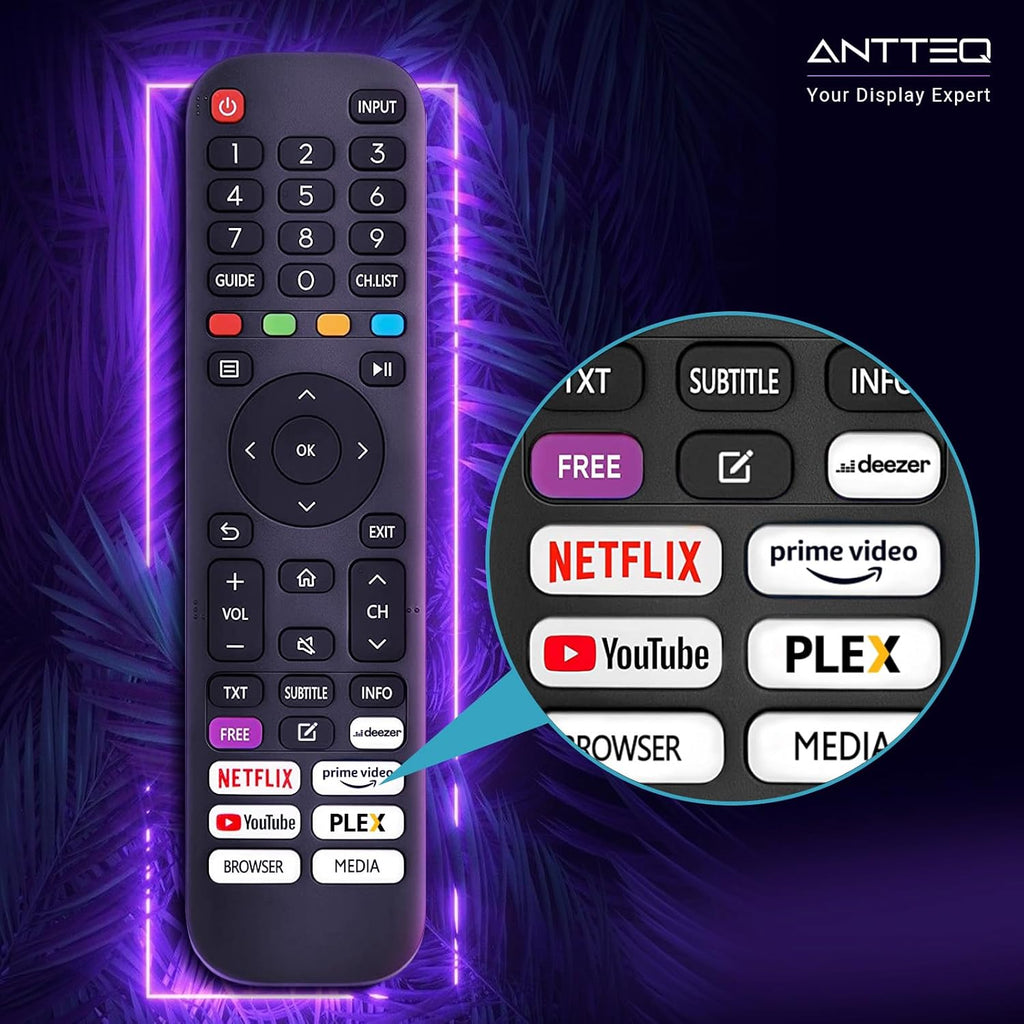Televisor AV42F3 de 42 pulgadas (106 cm) Full HD Smart TV con triple sintonizador HD (DVB-C/-S2/-T2), App Store, Netflix, Prime Video, Rakuten TV, DAZN, YouTube, y mucho más, WiFi, modo hotel