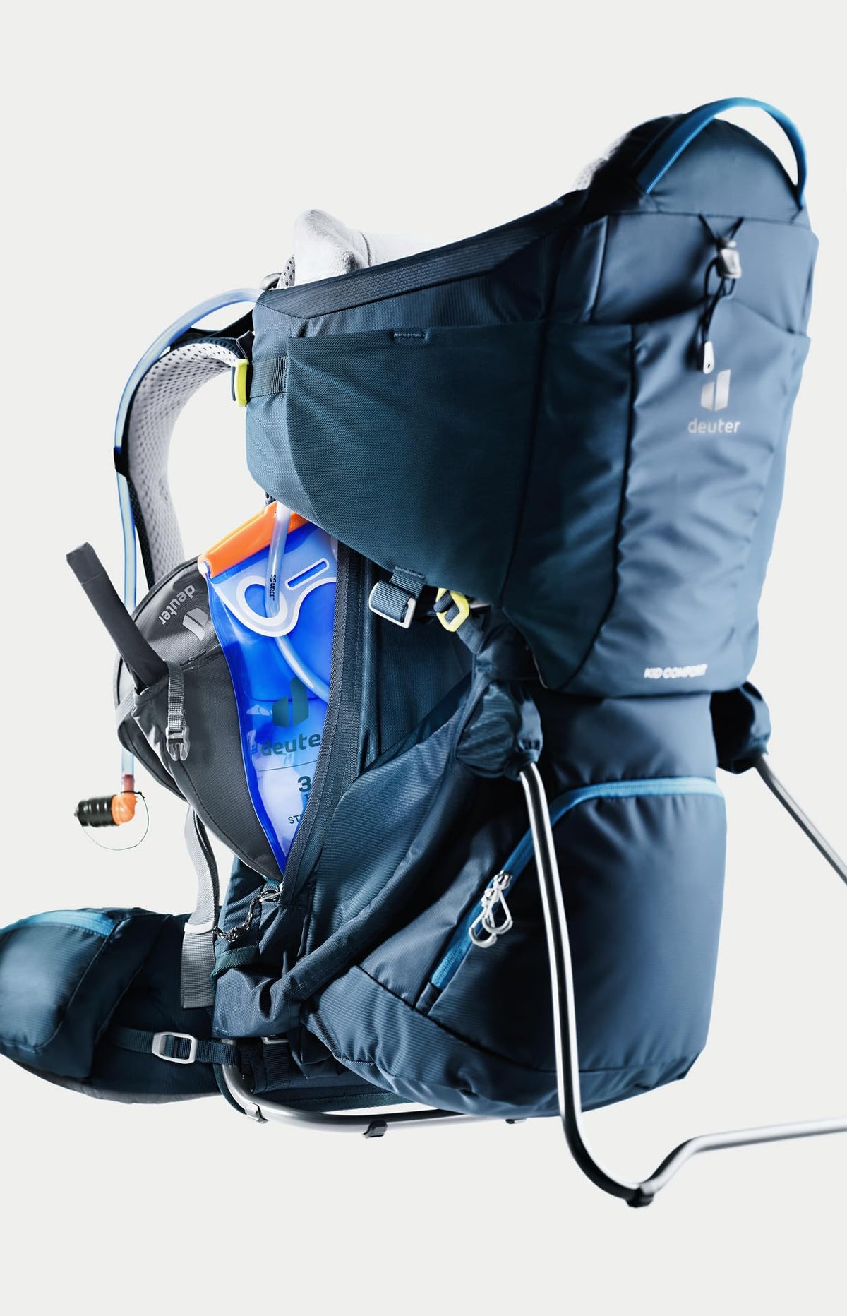 Mochila portabebés Deuter Kid Comfort para bebés y niños pequeños, ergonómica y transpirable, con respaldo ajustable