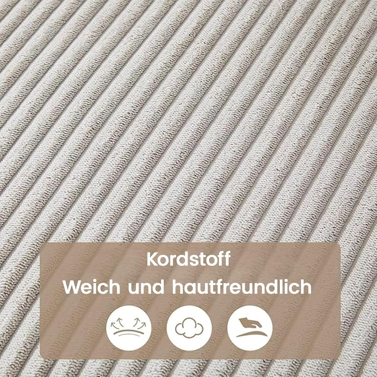Sillón cama genérico 2 en 1, sofá cama con función de cama, sillón cama convertible con cojín, tela de pana, estructura de metal, sofá de suelo para salón y dormitorio