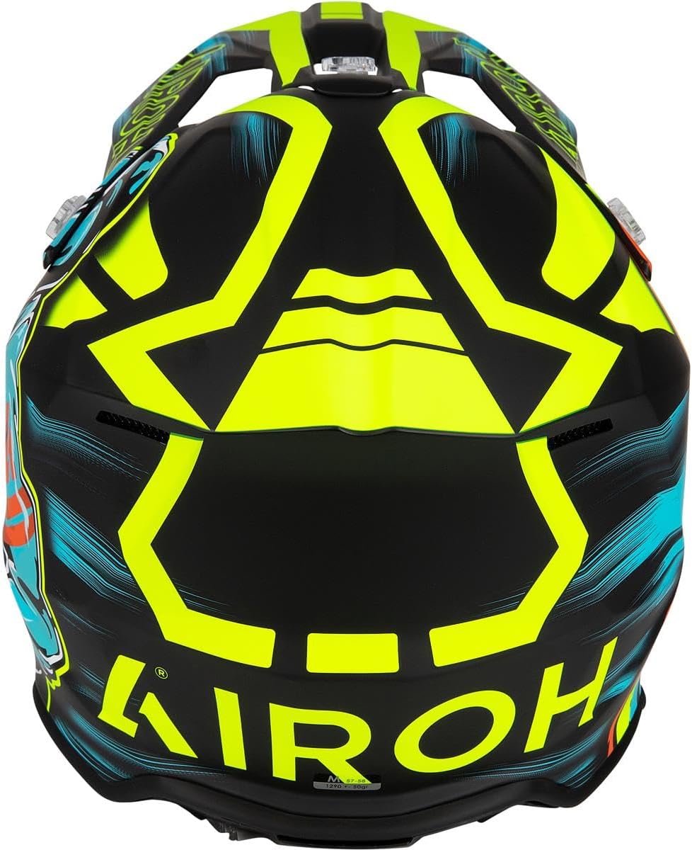 Casco de motocross AIROH Wraaap multicolor WRC31