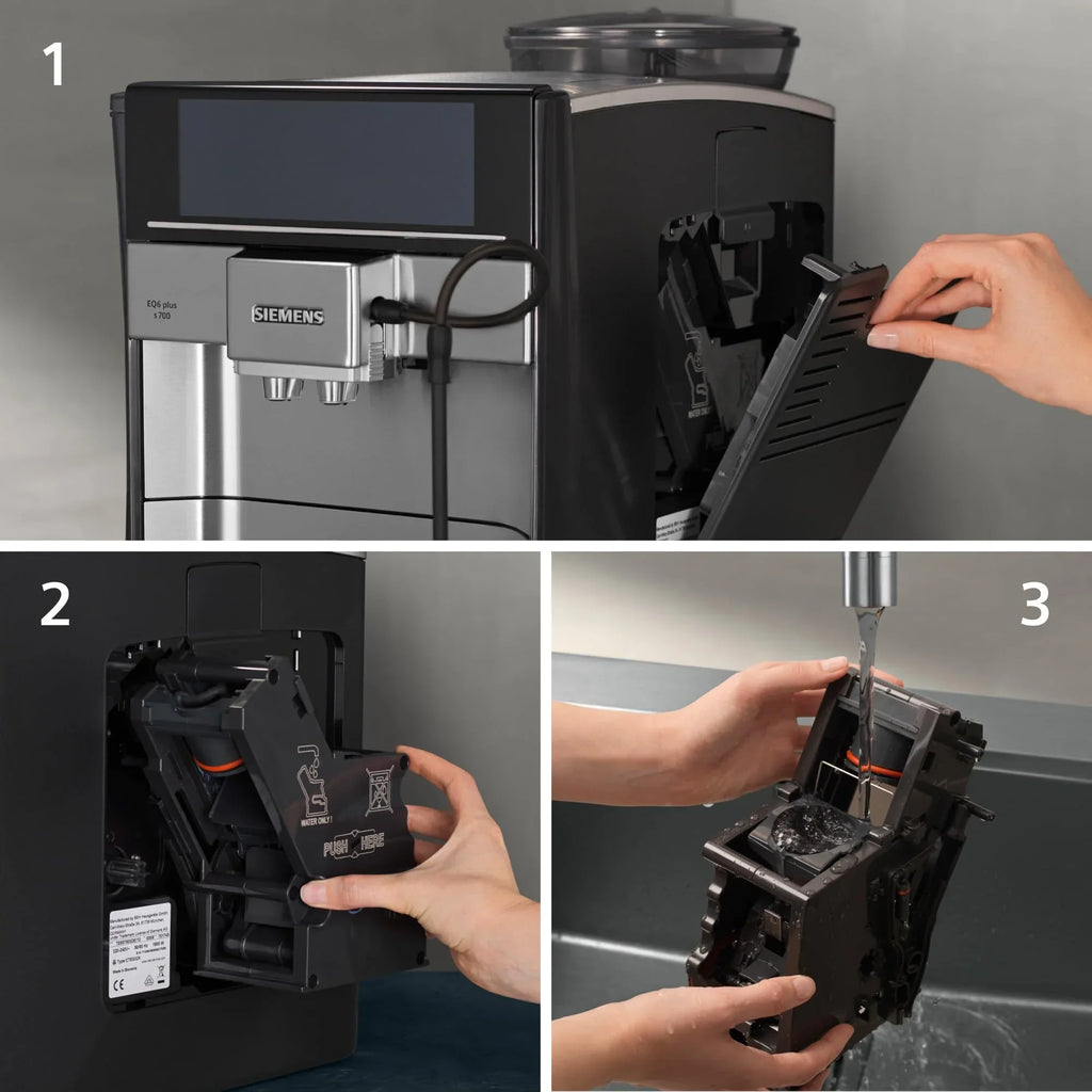 Cafetera superautomática EQ6 plus s700 TE657503DE con sistema de leche, 12 bebidas, pantalla táctil, molinillo de cerámica, 1,7 l