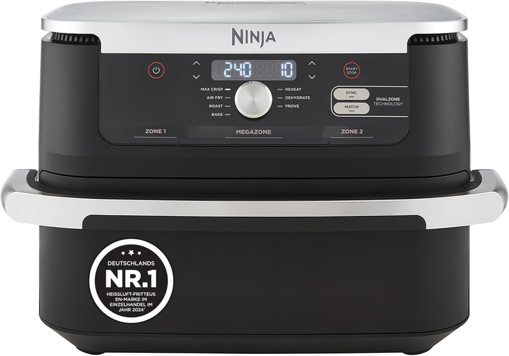 Freidora de aire Ninja Foodi FlexDrawer de doble zona, negra AF500EU
