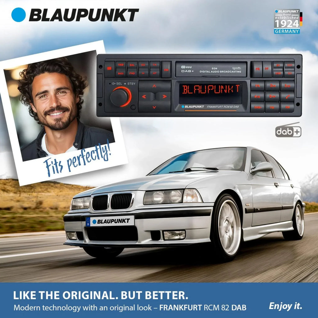 BLAUPUNKT Frankfurt RCM 82 DAB, autorradio 1 DIN, DAB+, Bluetooth, manos libres, control desde el volante, 200 vatios