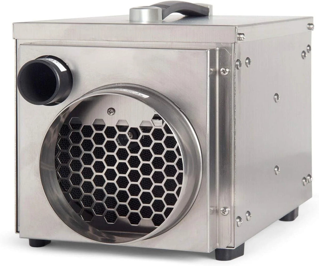 Ecor Pro DH1200 INOX DryFan adsorpcyjny osuszacz powietrza, stal nierdzewna, 12 l dzień, 500 W, do usuwania uszkodzeń spowodowanych wodą i suszenia budowlanego