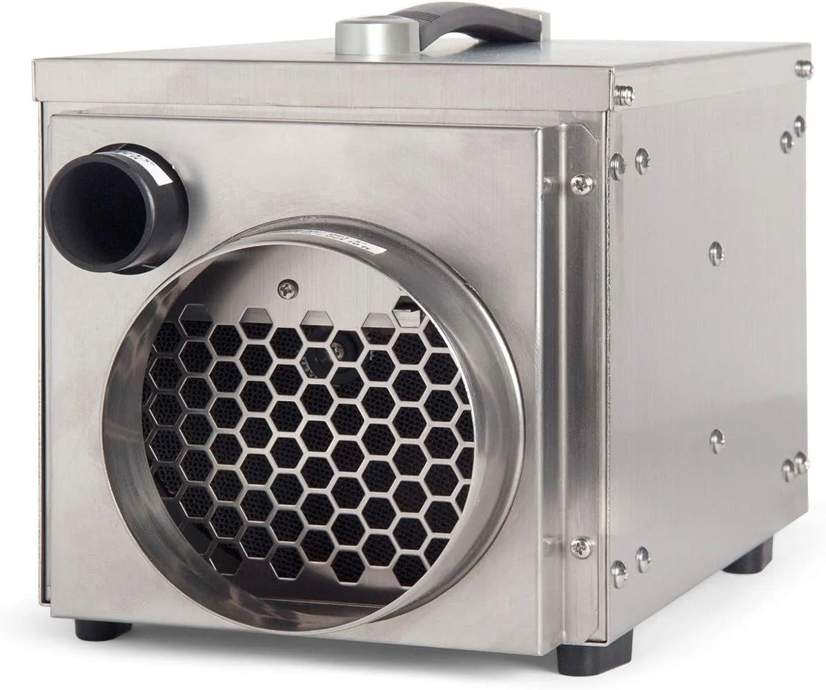Ecor Pro DH1200 INOX DryFan adsorpcyjny osuszacz powietrza, stal nierdzewna, 12 l dzień, 500 W, do usuwania uszkodzeń spowodowanych wodą i suszenia budowlanego