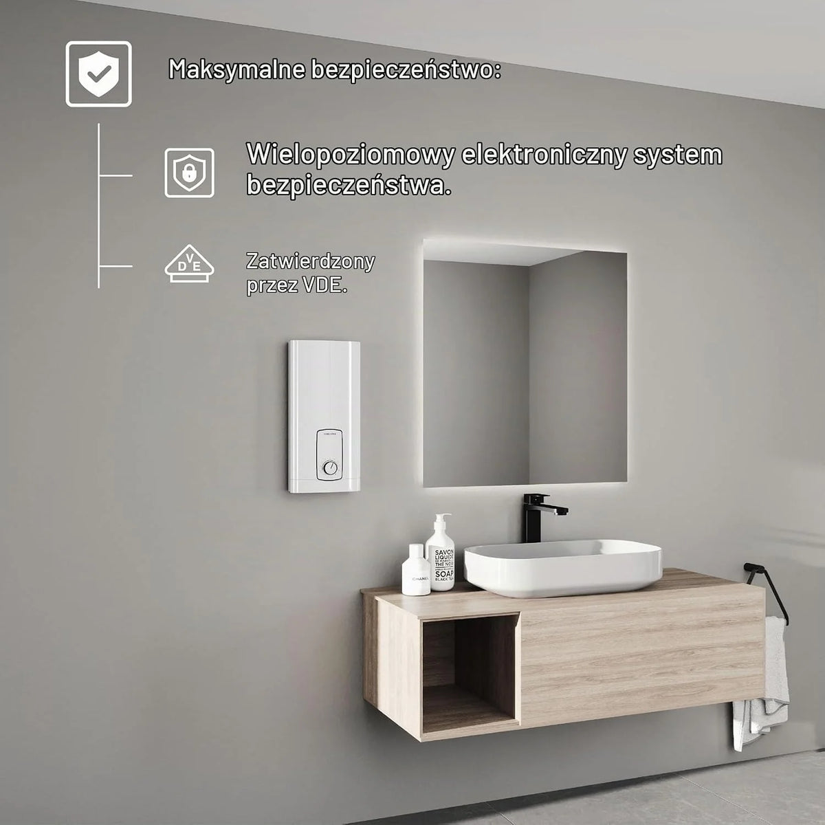 Stiebel Eltron St Trend Podgrzewacz Wody, Biały, 46 x 22 x 11 cm