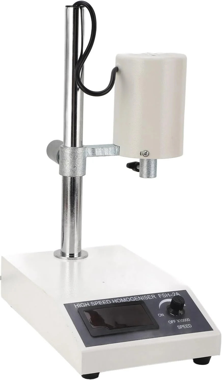 Homogenizator Wysokoobrotowy, Regulowany Homogenizator Wysokoobrotowy 8000‑22000 Obr/min Głowice Robocze FSH-2A z Akcesoriami do Blendera 5‑1000 Ml, Mieszadła (Wtyczka UE 220 V)