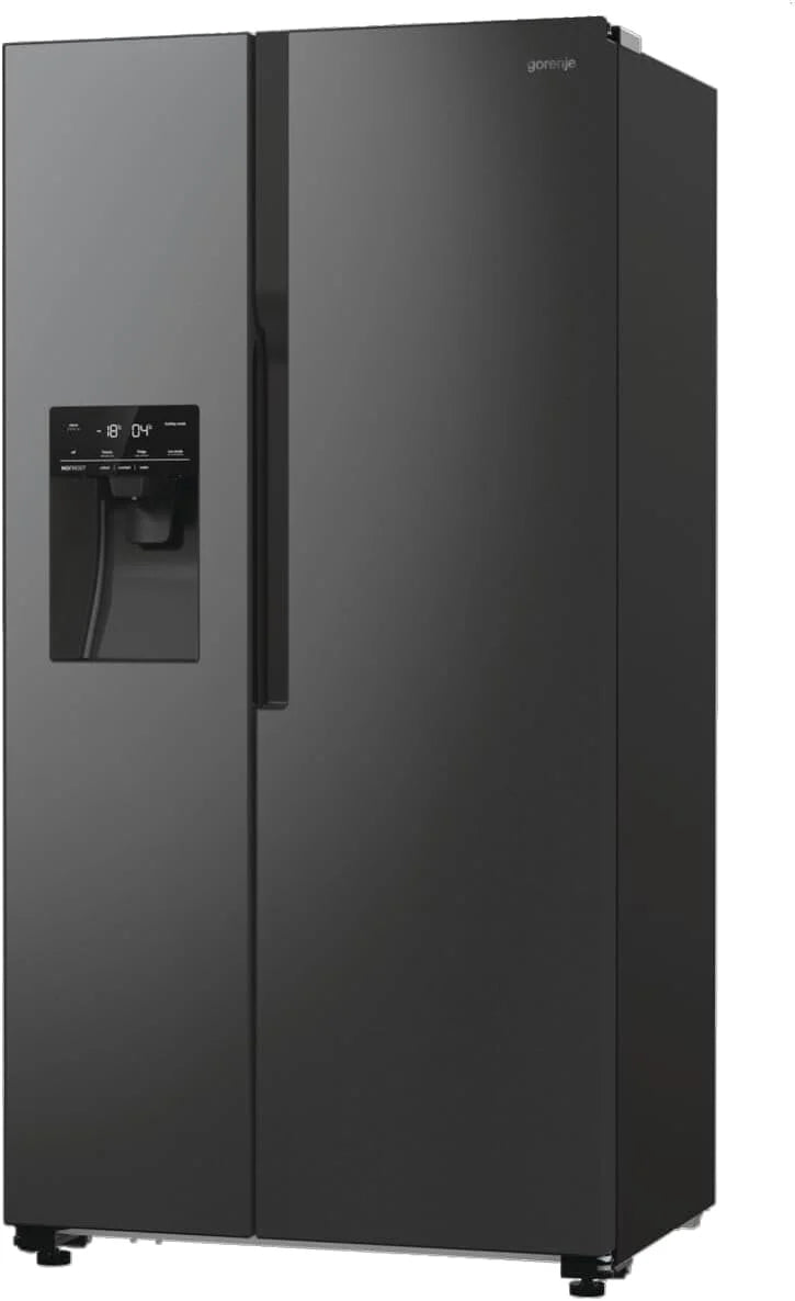 Gorenje NRR9185ESBXL Side by Side lodówko-zamrażarka, stal nierdzewna, kolor czarny