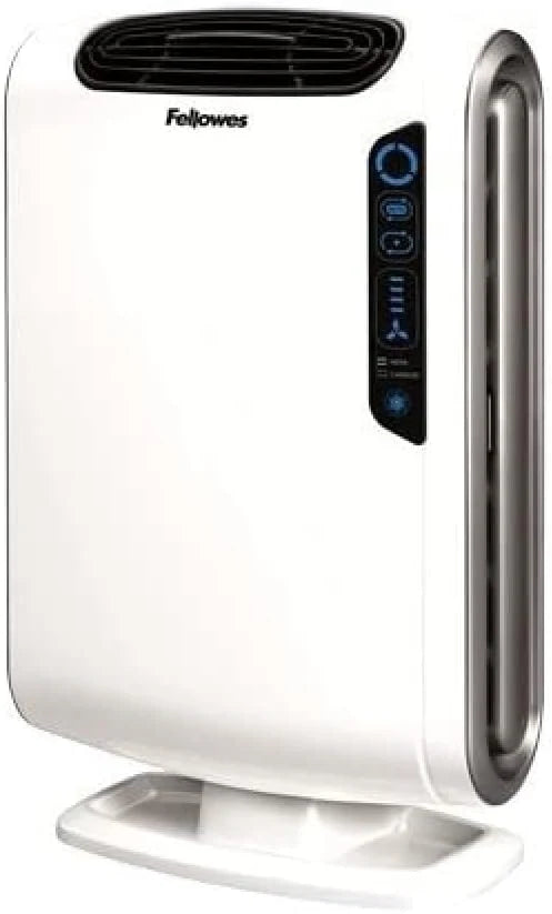 Aeramax Oczyszczacz Powietrza Hepa Dx55 od Fellowes, do 18 – 28 M², 3 – 5 Zmian Powietrza/Godz., True Hepa i Filtr Węglowy, Ochrona Antybakteryjna, Cichy, Energy Star