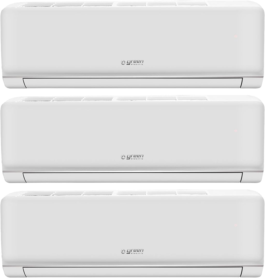 Aire acondicionado Trial Split Plus 9000 + 9000 + 12000 BTU, Wi-Fi R32, eficiencia energética A++/A+, 3 unidades interiores + 1 unidad exterior, con mando a distancia, bajo consumo energético