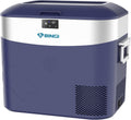 Nevera Eléctrica para Coche BINGI 22L Silenciosa (≤45dB) Refrigerador de Coche con Compresión -18°C a +15°C, 12V/24V/220V, para Furgoneta, Camión, Barco, Coche, Casa, Dormitorio, Picnic, Camping