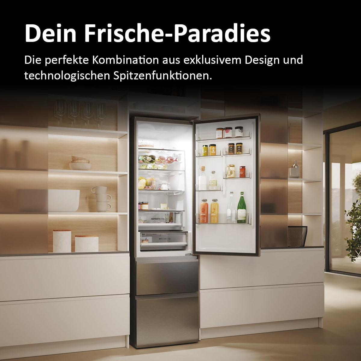 HAIER Refrigerador con congelador inferior HTW5620DNMG