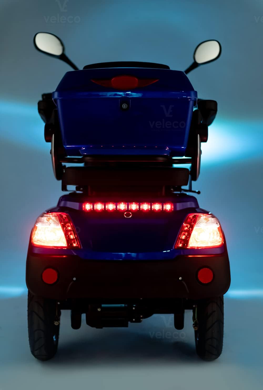 VELECO Scooter eléctrico para personas mayores de 4 ruedas 1000W FASTER