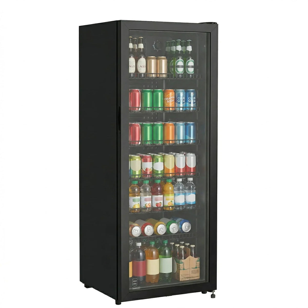 METRO Professional Nevera para bebidas GSC4240B, 237 L, 6 estantes ajustables, LED, clase energética C, bisagra de puerta fija