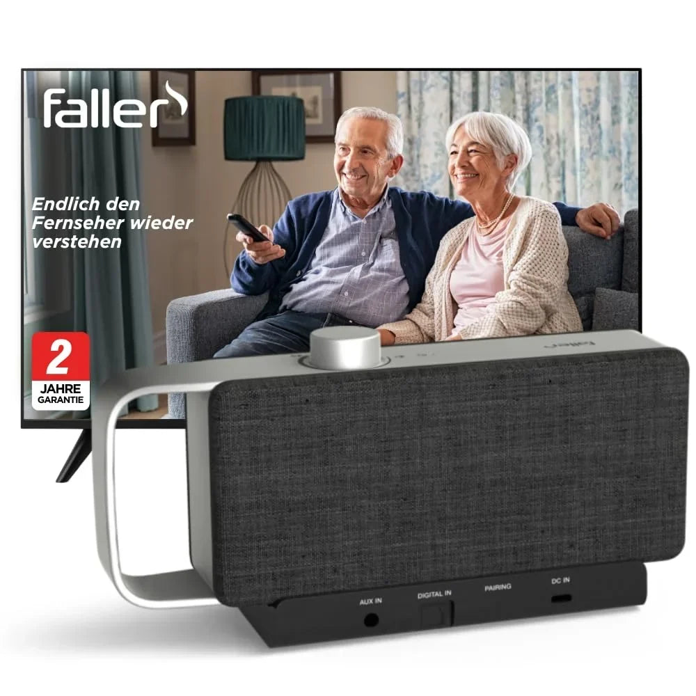 Barra de sonido para TV Oskar SV-100 GY con amplificación de voz, 16 horas de autonomía y conexión óptica
