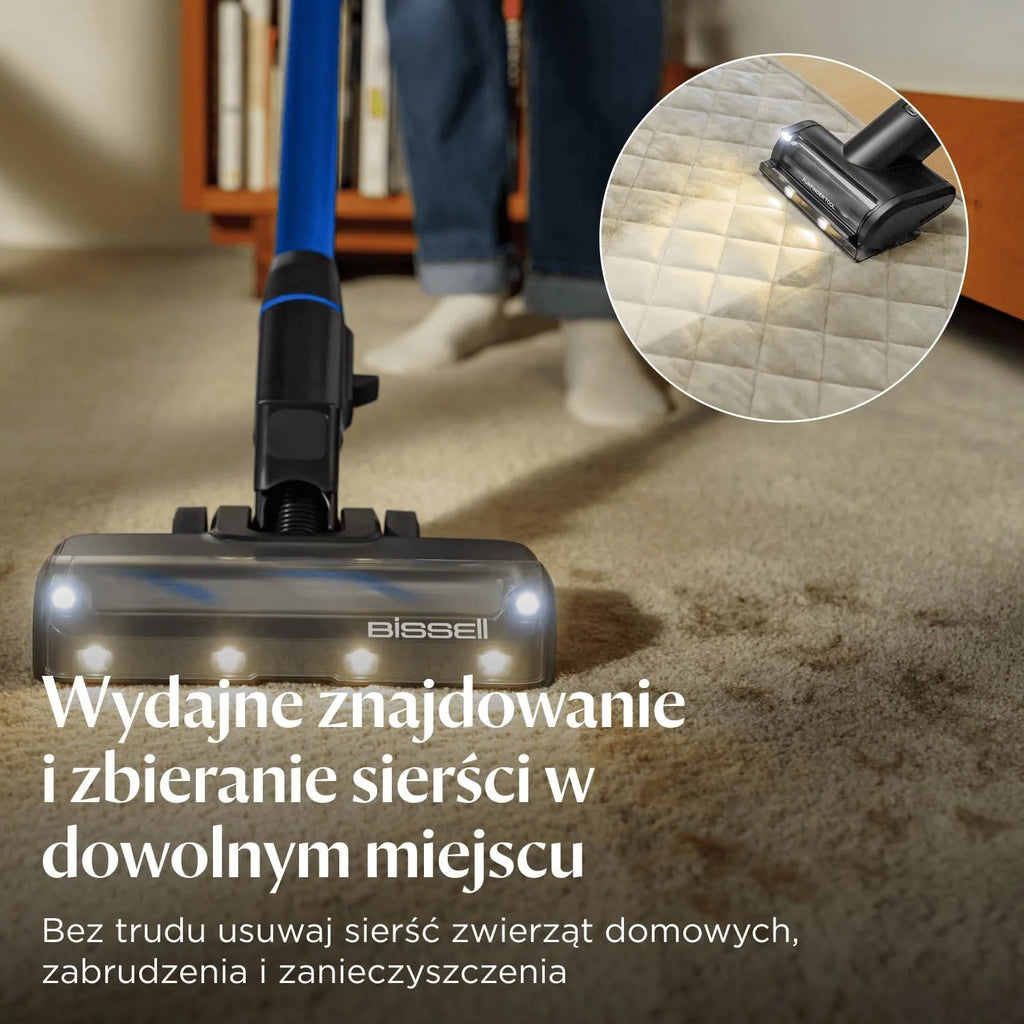 BISSELL PowerClean FurFinder Odkurzacz Bezprzewodowy 200W 4089N