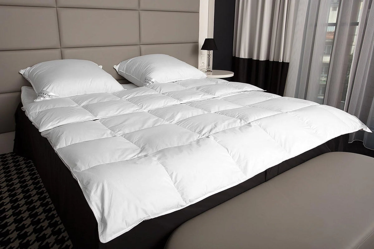 Mayaadi-Home HS85 Kołdra puchowa zimowa kołdra kołdra wierzchnia kołdra pikowana 70% puch 30% pierze 155 x 220 cm 2200 g wypełnienie bardzo ciepła