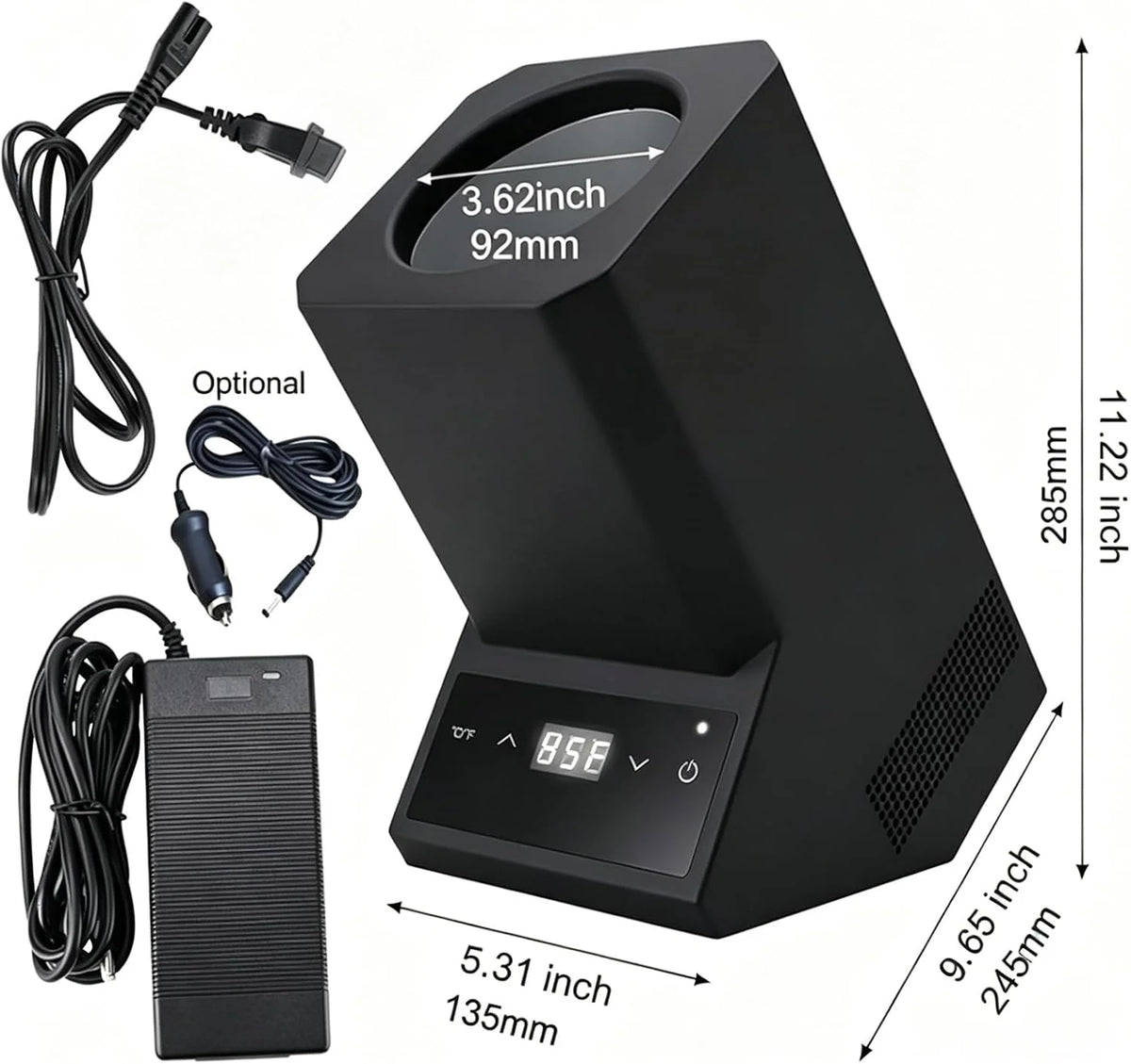 Elektryczna Chłodziarka Do Wina Na Jedną Butelkę, Przenośna Elektryczna Chłodziarka Do Wina, Stal Nierdzewna, Do Wina/szampana O Pojemności 750 Ml, Niezbędny I Luksusowy Prezent Na Imprezę W