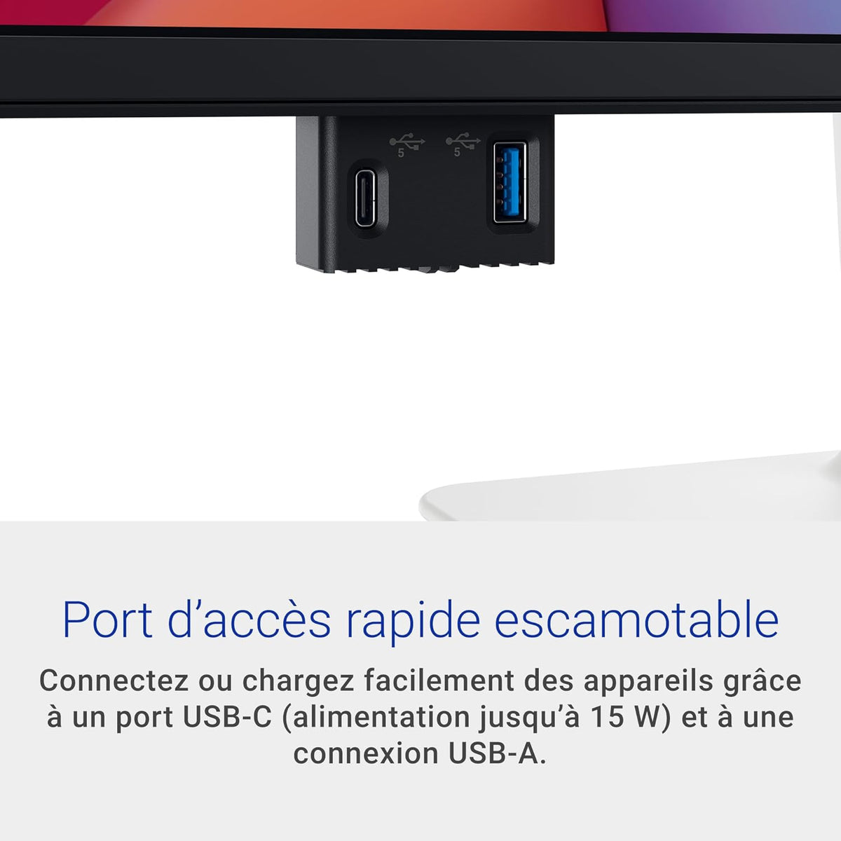 Monitor Dell 27 Plus USB-C - S2725DC, QHD (2560x1440), 144Hz, IPS, 1ms MPRT, AMD FreeSync, 99% sRGB, ajuste de altura, altavoces integrados, 2 USB-C, DisplayPort, HDMI, 2 USB-A, garantía de 3 años