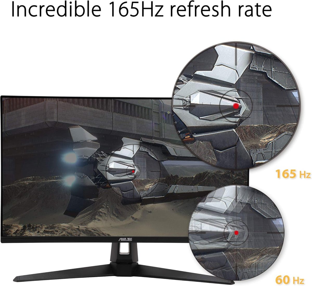 ASUS TUF Gaming VG279Q1A - Monitor gaming eSport 27" FHD - Panel IPS - 165Hz - 1ms - 1920x1080 - 250cd/m² - DisplayPort y 2x HDMI - Altavoces - AMD FreeSync Premium - Extreme Low Motion Blur