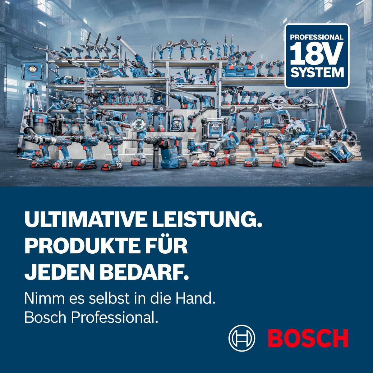 Martillo perforador a batería Bosch Professional 18V System GBH 18V-22 (con SDS plus, Kickback Control y Vibration Control, incl. L-BOXX, sin batería ni cargador) alimentado por batería