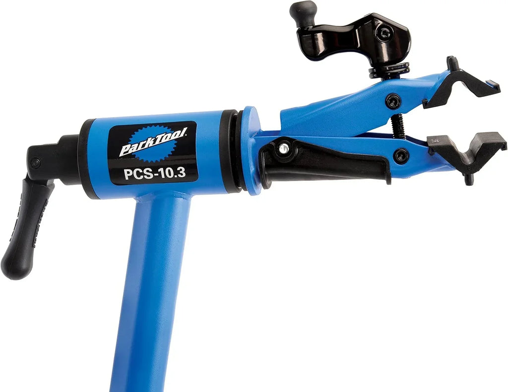 Soporte de reparación de bicicletas PCS-10.3, abrazadera ajustable en altura, soporte de montaje plegable para bicicletas