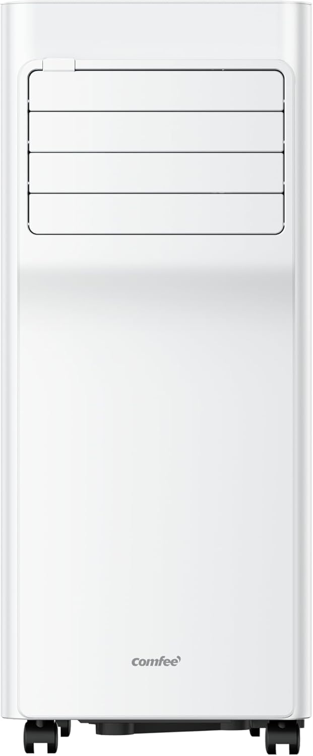Aire acondicionado portátil Comfee Breezy Cool Pro 2.6, 9000 BTU 2,6 kW, refrigeración, ventilación y deshumidificación, control por aplicación, para habitaciones de hasta 88 m³ (33 m²), aire acondicionado móvil con tubo de escape