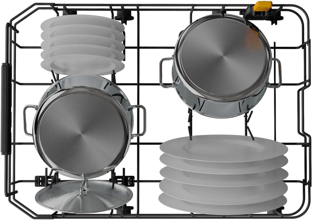 Bauknecht BK6FC11BS7A0X Lavavajillas totalmente integrable (45 cm)/ ActiveDry/Programa con sensor/PowerClean/Bandeja para cubiertos/Programa de higiene/Protección total contra el agua/Multizona/Inicio diferido