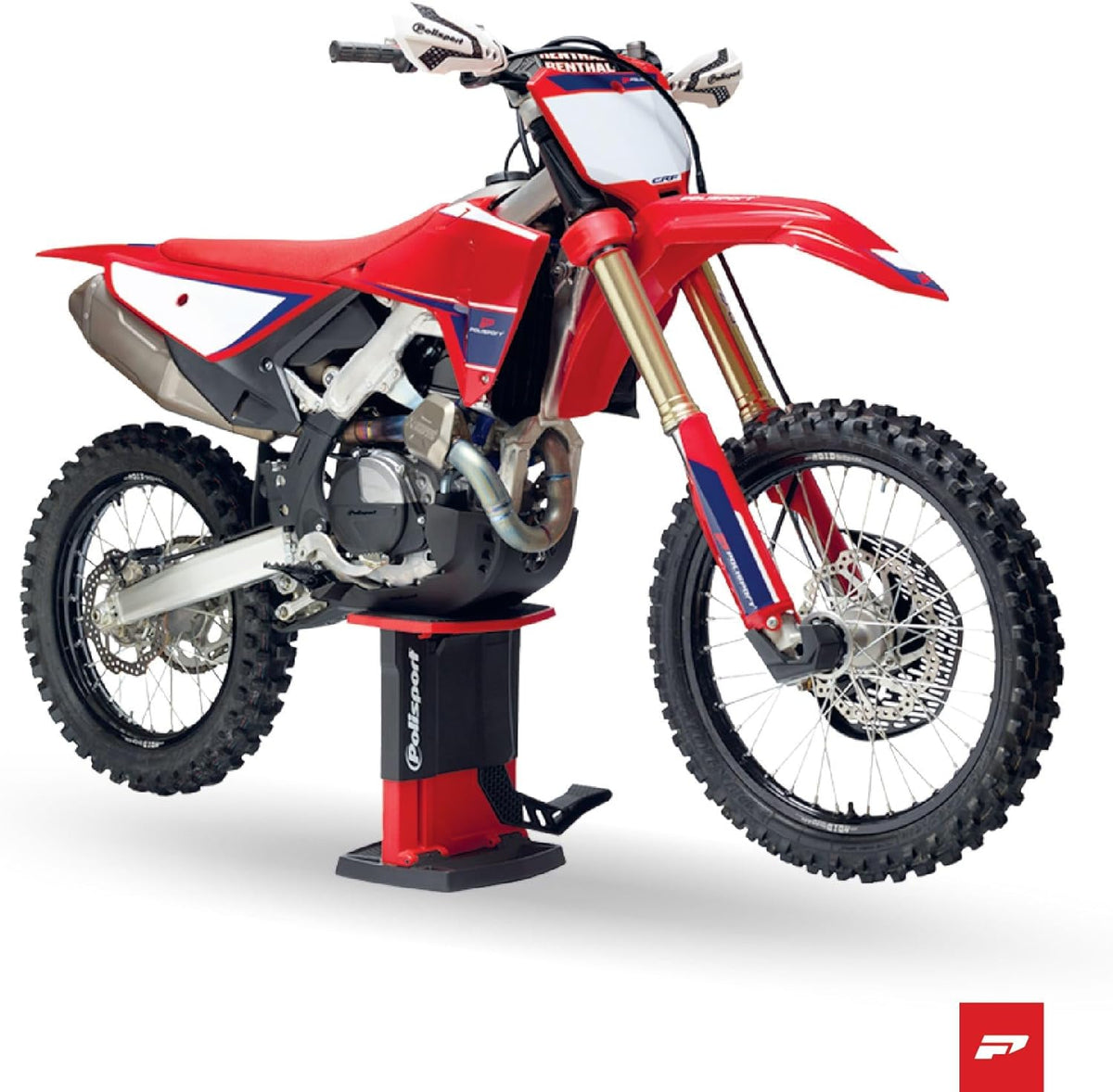 POLISPORT 91617 - Kit de restyling para Honda CRF 250R 22'-24' y CRF 450R 21'-24' – Calidad y durabilidad garantizadas, color rojo