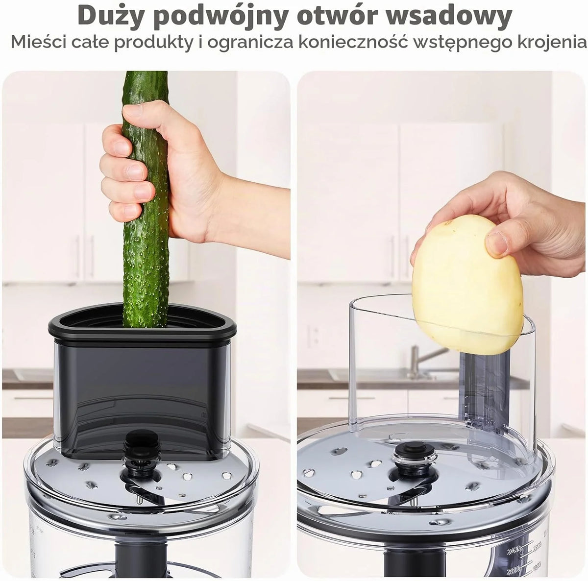 YASHE Wielofunkcyjny robot kuchenny 11 w 1, blender, mikser, rozdrabniacz, sokowirówka i maszyna do ciasta z miską 2,5 l i pojemnikiem do miksowania 1,5 l, 1300 W, 3-biegowy, funkcja pulsu, blokada