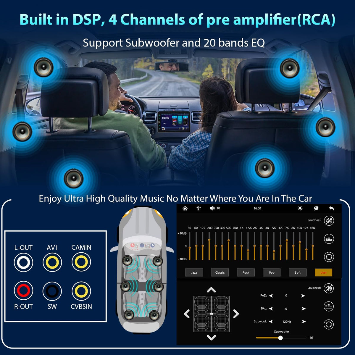 Autorradio Alondy 1 DIN con pantalla táctil giratoria de 10,4 pulgadas compatible con Apple CarPlay/Android Auto [inalámbrico], Bluetooth, cámara de marcha atrás, radio AM/FM RDS, USB, AUX y SD