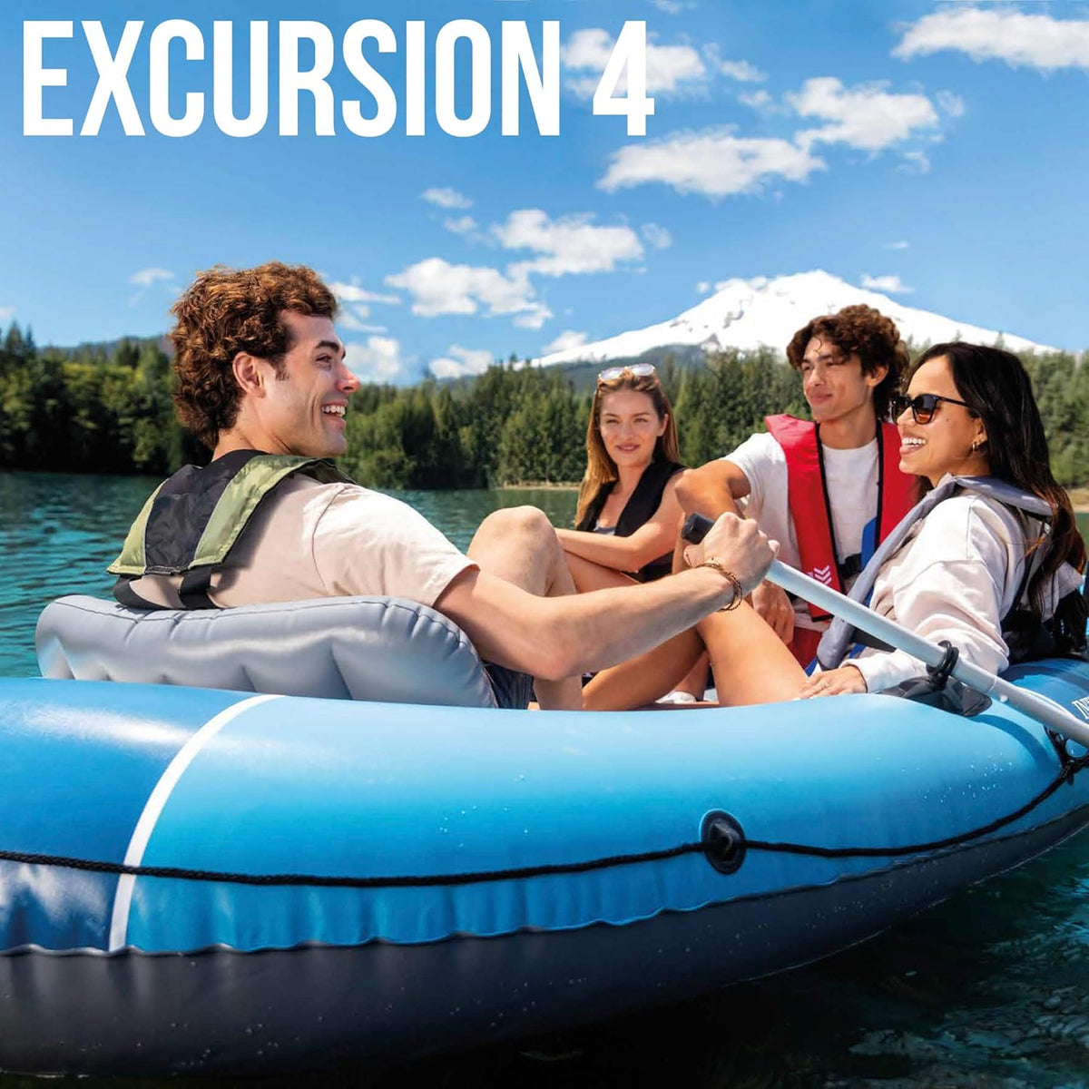 Set de botes Intex Excursion 4 66324NP (inflado: 315 x 165 x 43 cm)