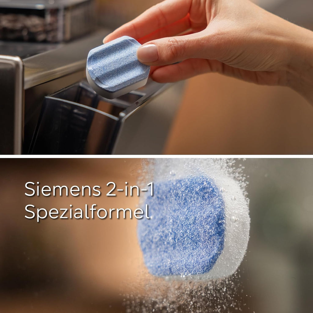 Cafetera superautomática SIEMENS EQ6 plus s700 TE657503DE, para una gran variedad de especialidades de café, boquilla para espuma de leche, molinillo de cerámica, función de doble taza, antical, limpieza automática por vapor, 1500 W, acero inoxidable