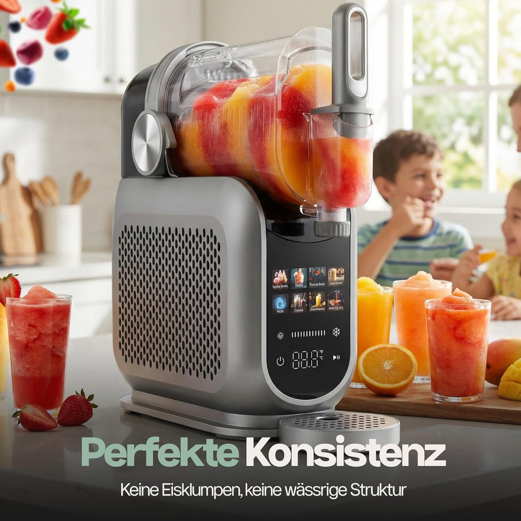 Heladera 4Swiss de autocongelación con compresor para helados, batidos, granizados y yogur - SM026