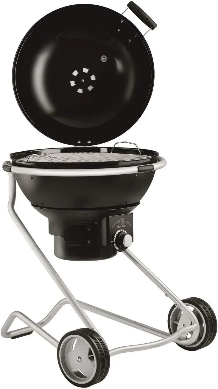 RÖSLE Barbacoa de carbón esférica No.1 AIR F60, sistema de control de aire, termómetro en la tapa, rejilla de acero inoxidable, superficie de cocción extra grande