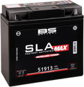 Batería de moto BS 300860 51913 AGM SLA Max, negra