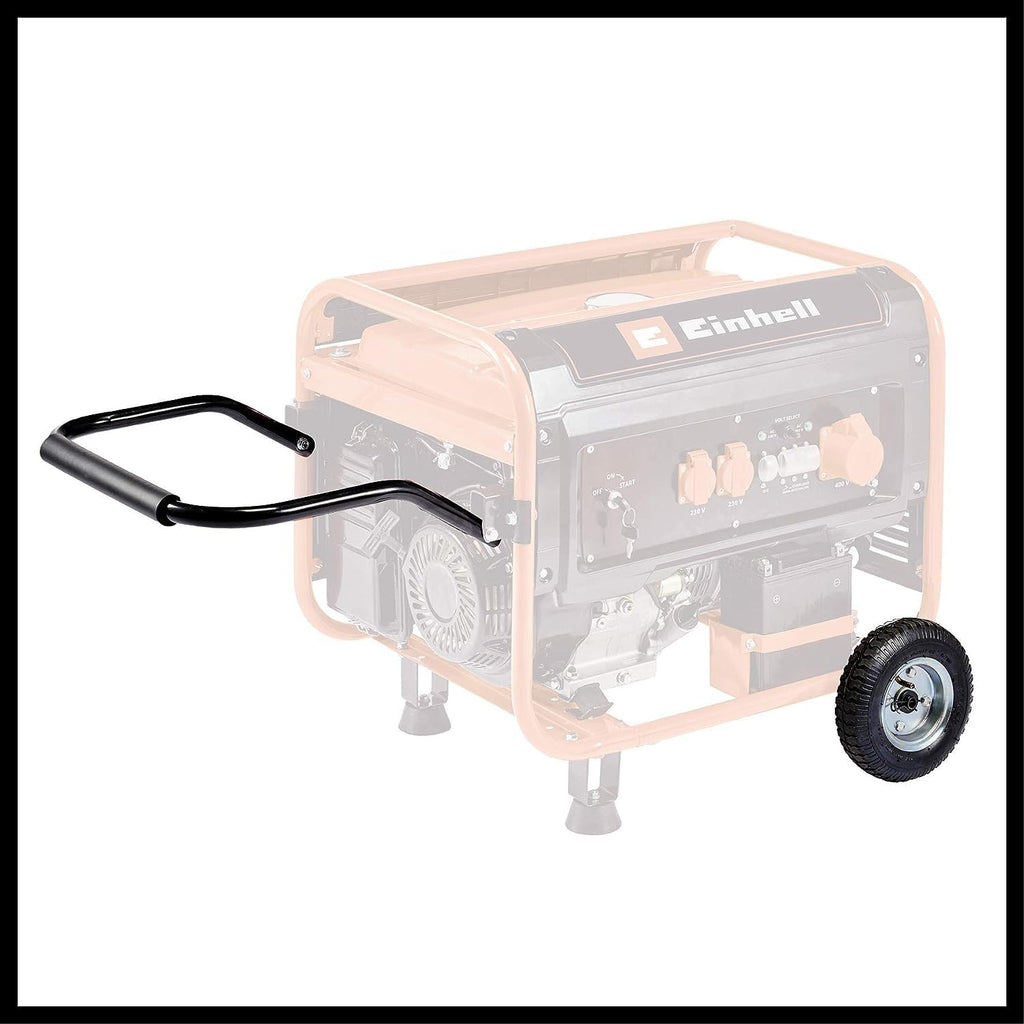 Generador eléctrico (gasolina) Einhell TC-PG 55/E5 (potencia máxima de 5500 W, potencia continua máx. de 5000 W, depósito de 25 l, motor de 4 tiempos, 2x 230 V, 1x 400 V, protección contra bajo nivel de aceite)