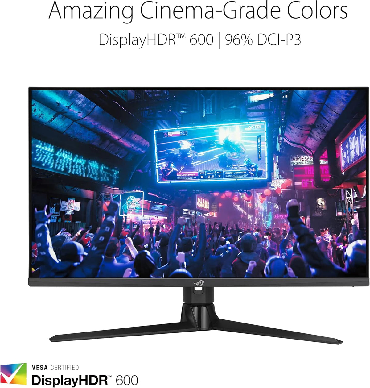 Monitor Gaming ASUS, Negro, 32" 4K 160Hz HDMI 2.1