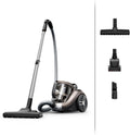 Aspirateur sans sac Rowenta Compact Power XXL Animal, Moteur basse consommation 900W max, Haute filtration, Bac à poussière 2,5L, Compact, RO4B50EA, Gris