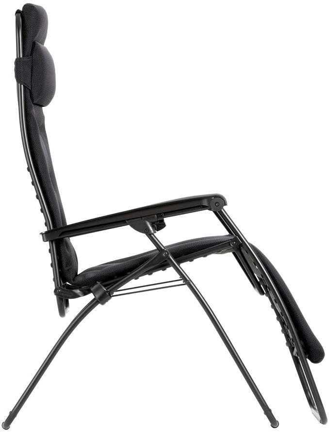 Lafuma MOBILIER - Sillón relax multiposición Zero Gravity RSX Clip XL - Tumbona plegable para jardín e interior - Tejido AirComfort® resistente - Tumbona XL, cómoda