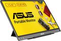 ASUS ZenScreen MB16ACE - Monitor portátil de 15.6" FHD - Teletrabajo o gaming - Alimentación y pantalla vía USB-C o USB-A - Panel IPS - 1920x1080 - 220cd/m² - Flicker Free, Plata